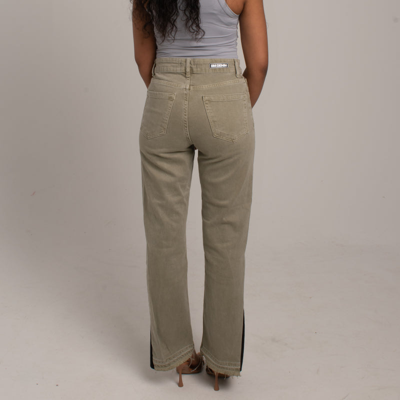 Carp Flared Jeans Khaki