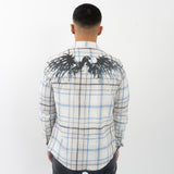 PNX Flannel Shirt WHT/BL