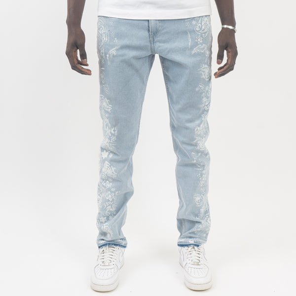 Paise Panel Slim Jeans Blu