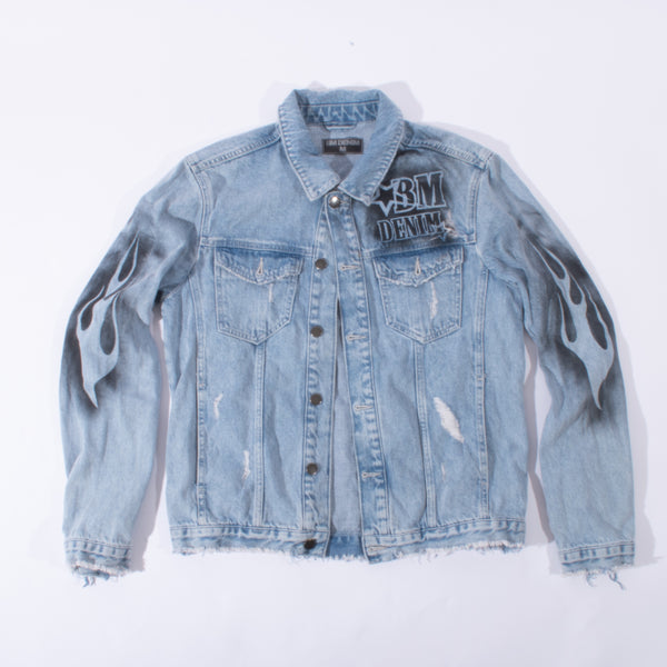 Graffiti Denim Jacket