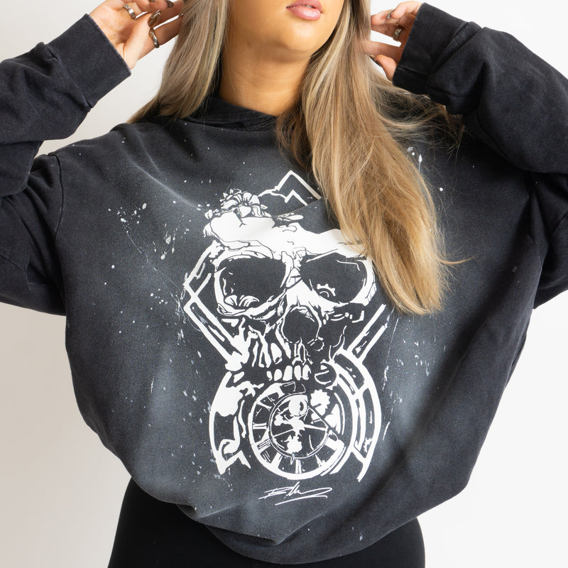 Bone Hoodie Black