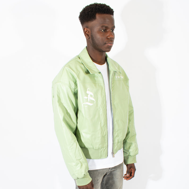 S-Star Collared Jacket Lime
