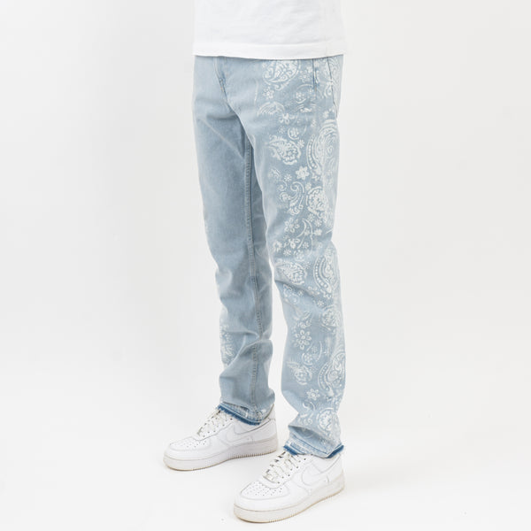 Paise Panel Slim Jeans Blu